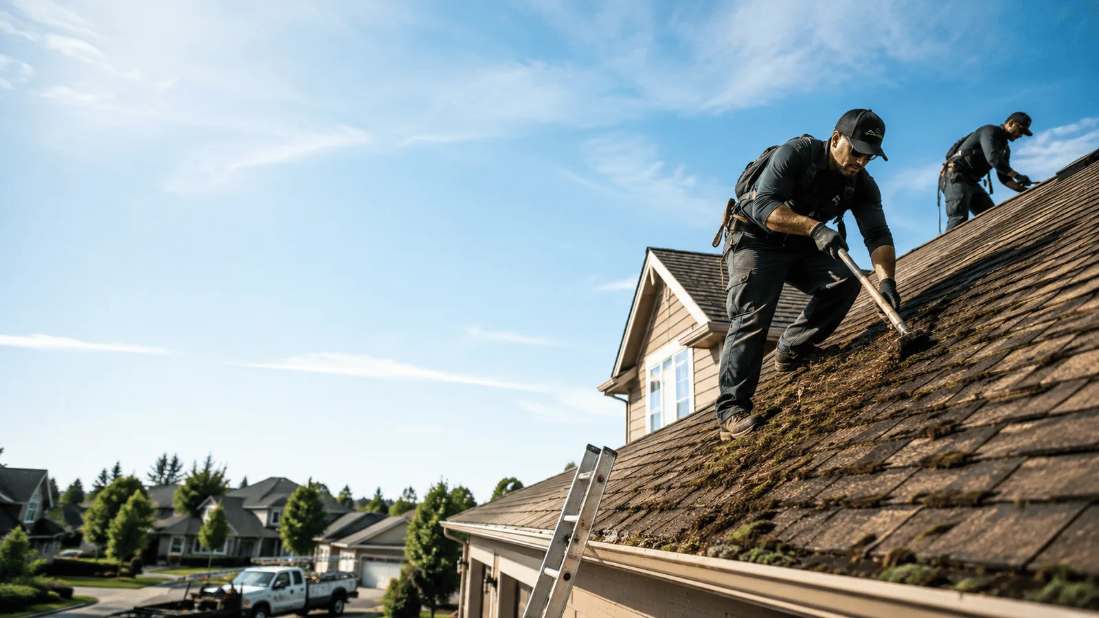 Roof Moss Removal in Hyde Park, MA near me